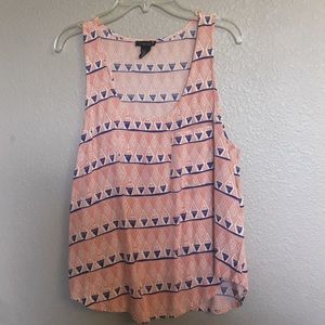Patterned tank top